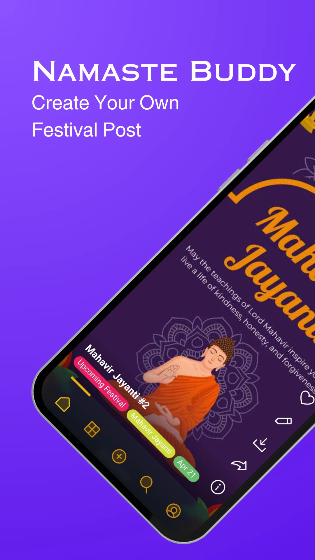 Namaste Buddy: Festival Poster screenshot